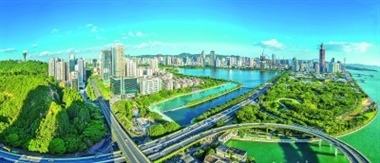 山水林湖连碧海 鹭岛潮起入画来